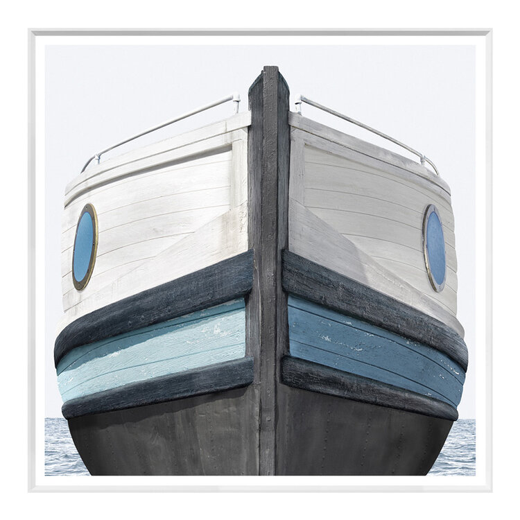 SEAWORN BOWS FRAMED PRINTS