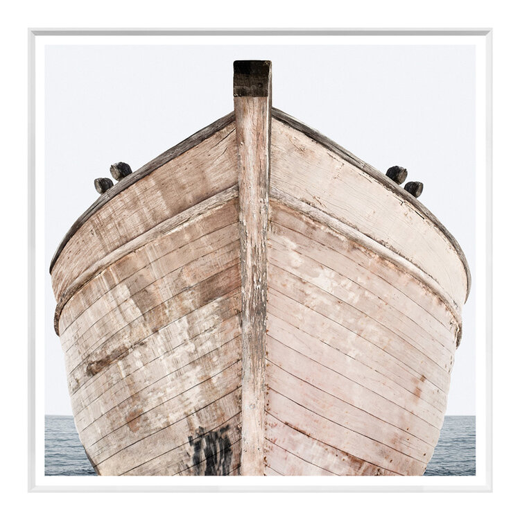 SEAWORN BOWS FRAMED PRINTS