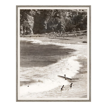 AVALON BEACH C. 1965 FRAMED PRINT