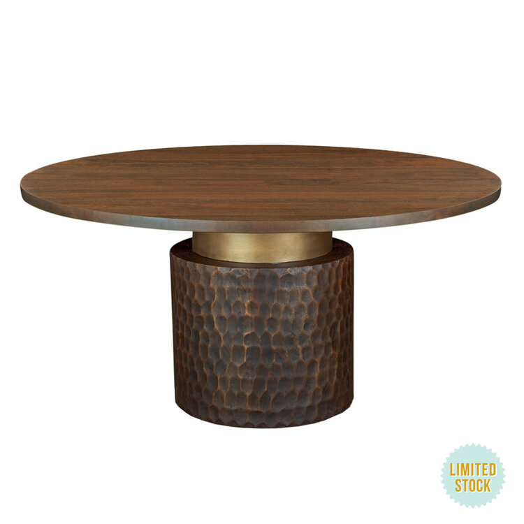 HOME TRENDS DESIGN SANTINO 60" ROUND DINING TABLE