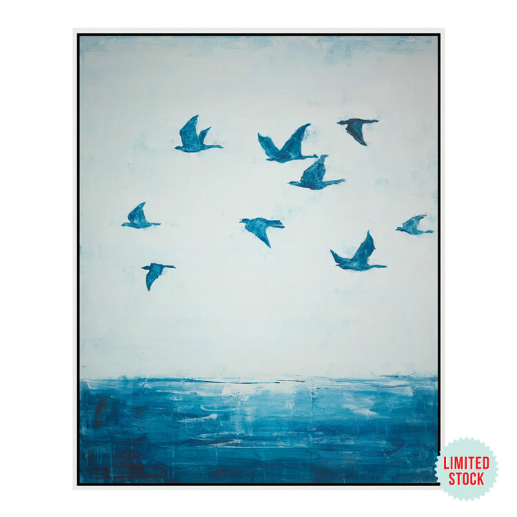 IN FLIGHT FRAMED CANVAS