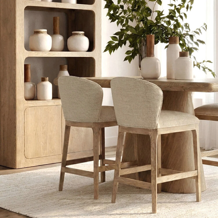 ANKA COUNTER STOOL, OATMEAL