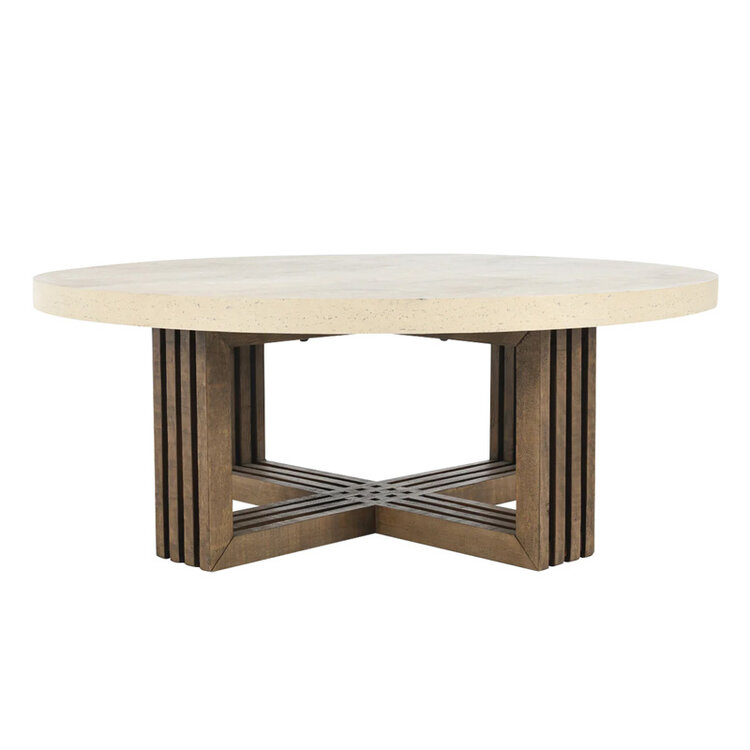 ANSEL ROUND COFFEE TABLE