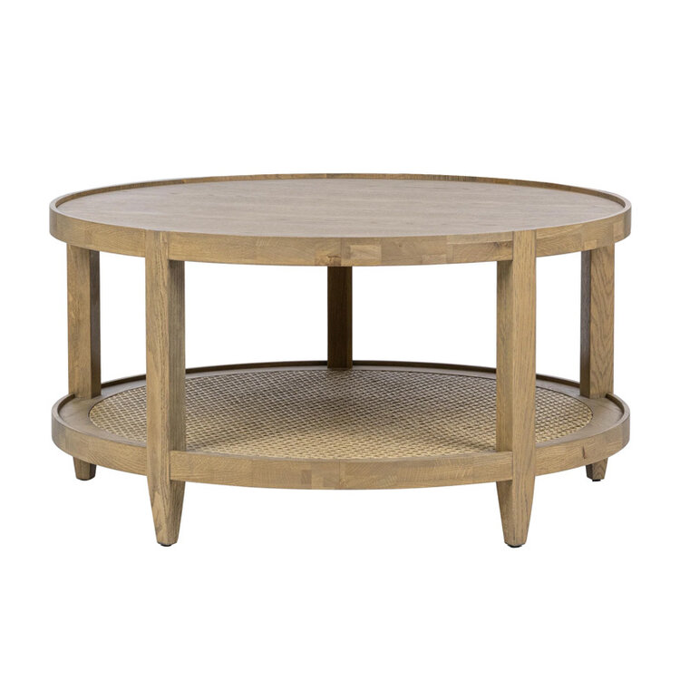 EVAN ROUND COFFEE TABLE, KHAKI MIST
