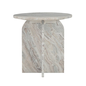 REHILA ROUND END TABLE