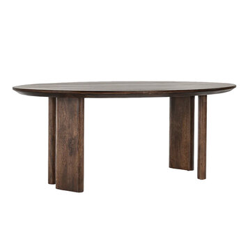 NORBECK OVAL DINING TABLE