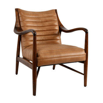 COLE LEATHER CLUB CHAIR