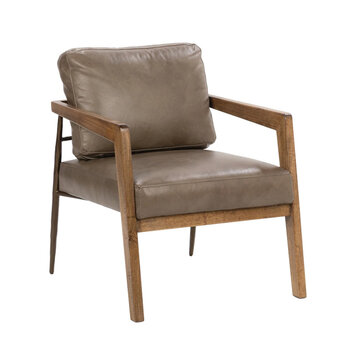 LYLE LEATHER CHAIR