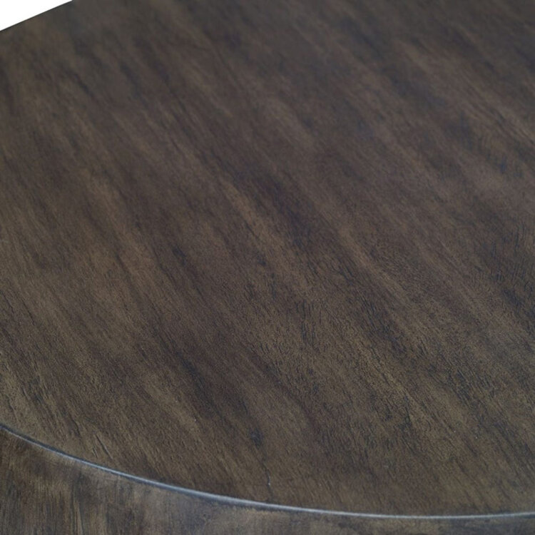 LARKE ROUND END TABLE, WALNUT