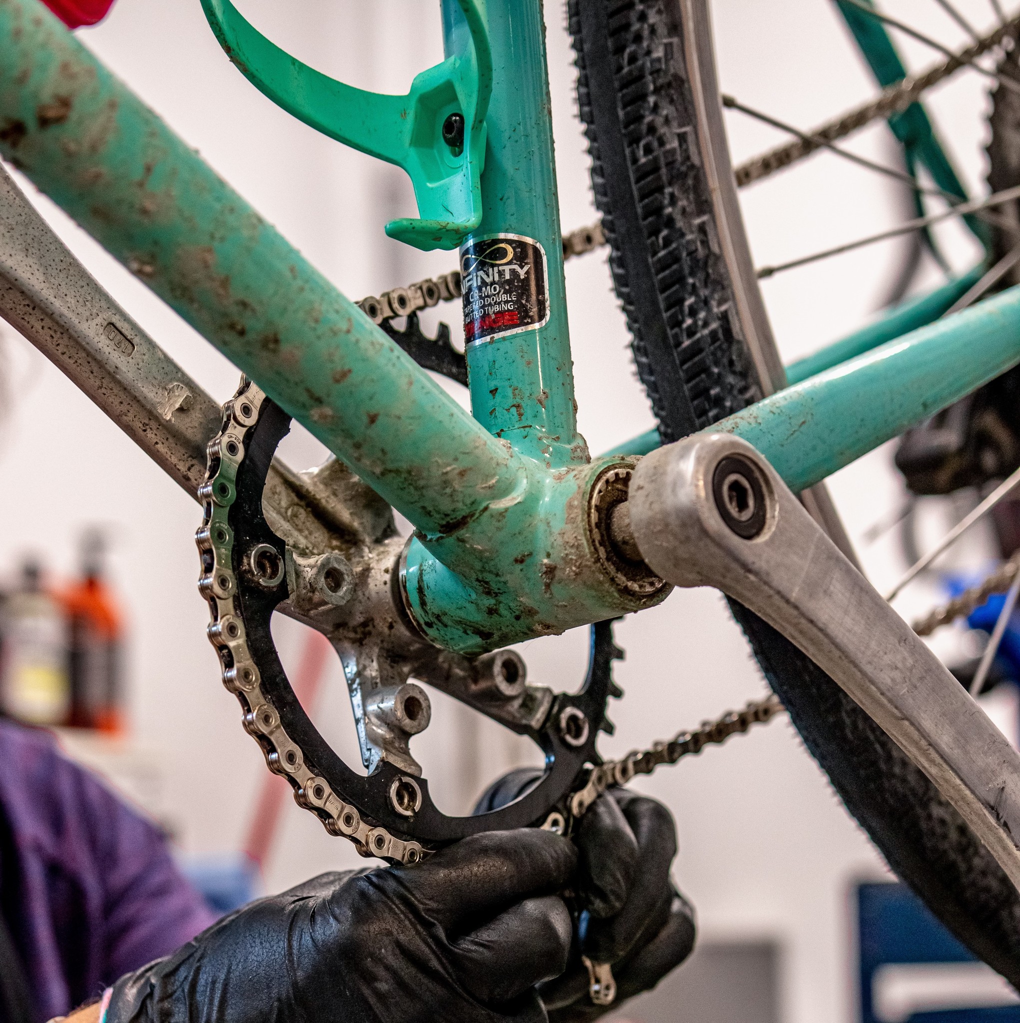 Bicycle repair and service, chain replacement, noisy gears in Halifax