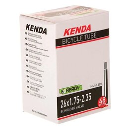 Kenda, Schrader, Tube, Schrader, Length: 48mm, 26'', 1.75-2.35