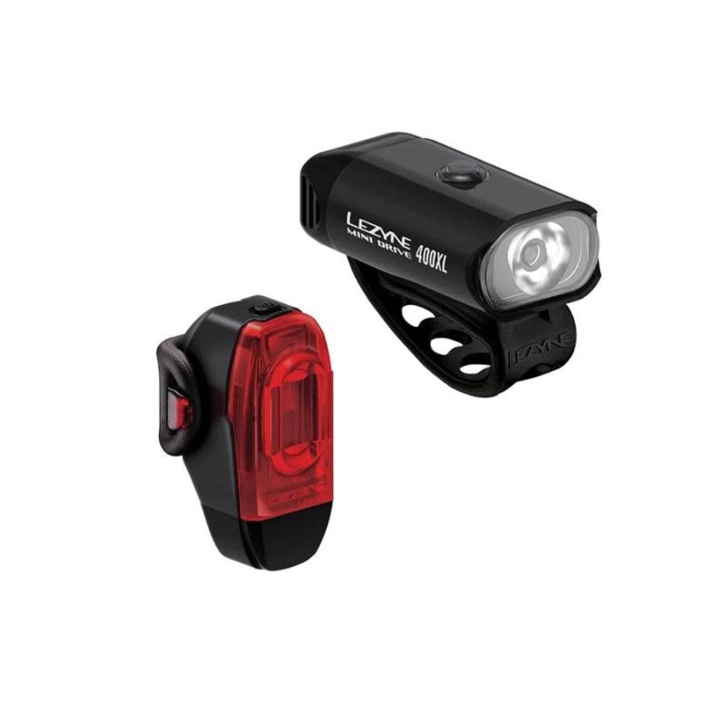 Lezyne Lezyne, Mini Drive 400XL/ KTV Drive+, Light, Set, Black