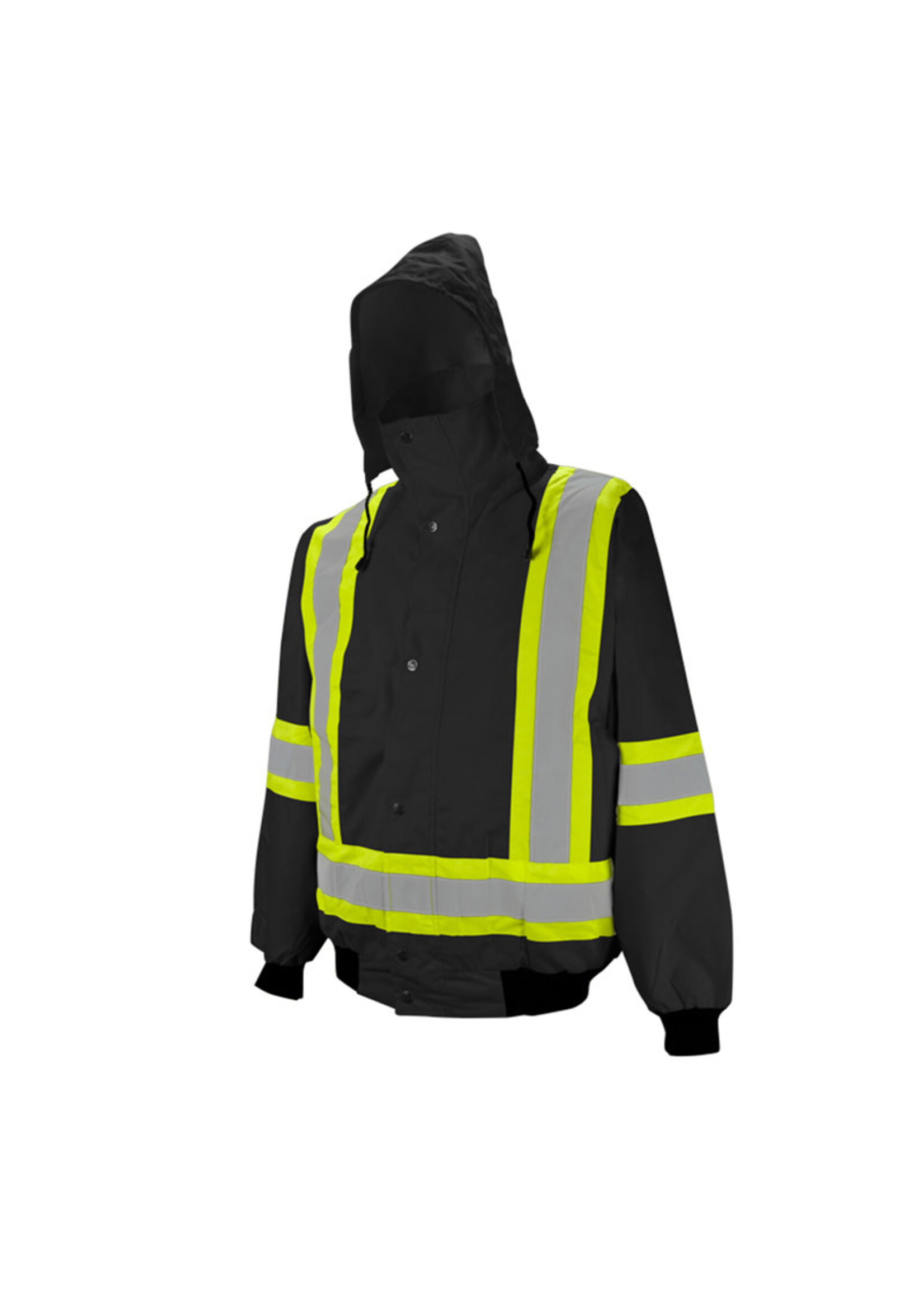 Ground Force Ground Force 6-In-1 Winter Traffic Jacket, 4″ Refl. Tape