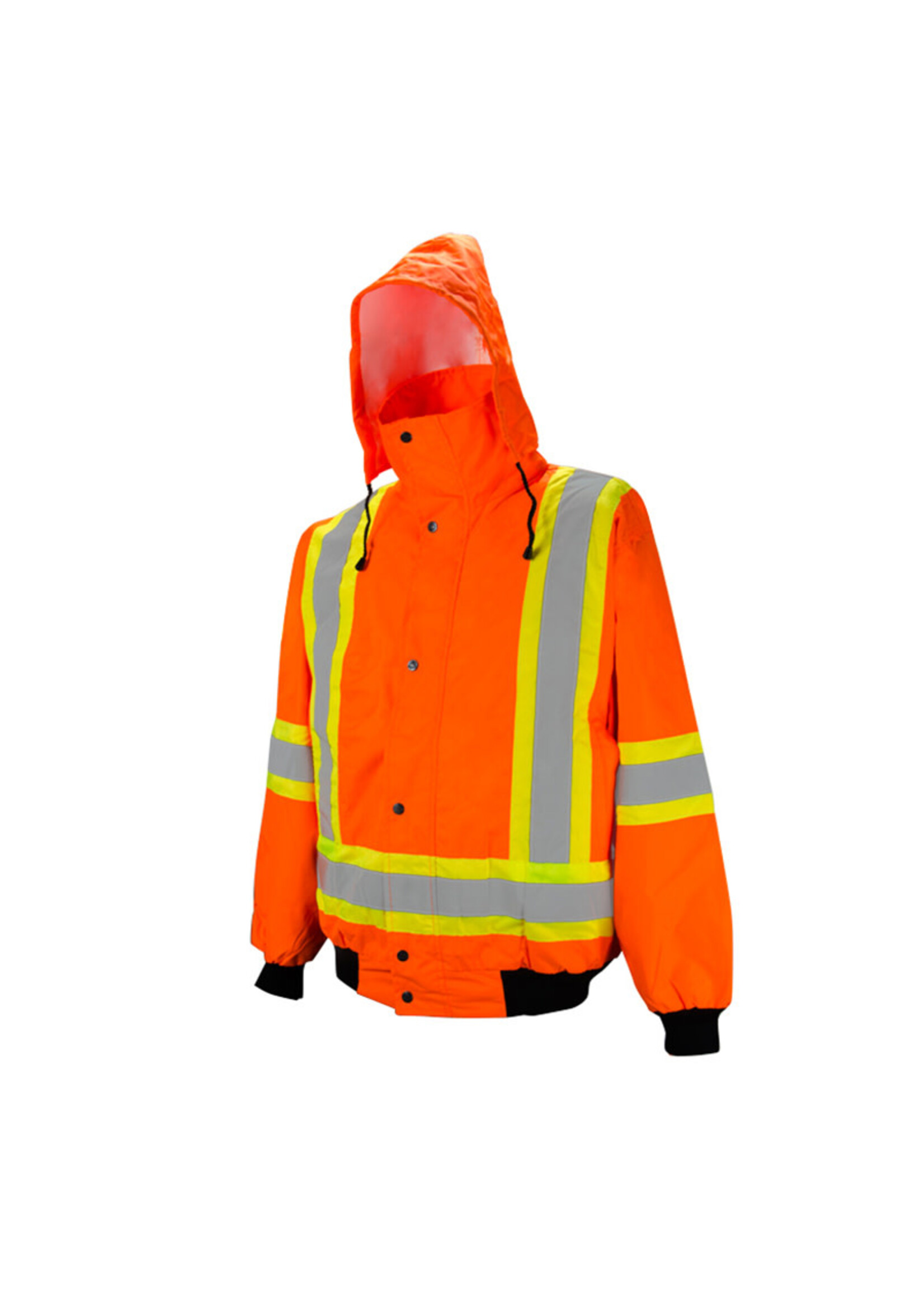 Ground Force Ground Force 6-In-1 Winter Traffic Jacket, 4″ Refl. Tape