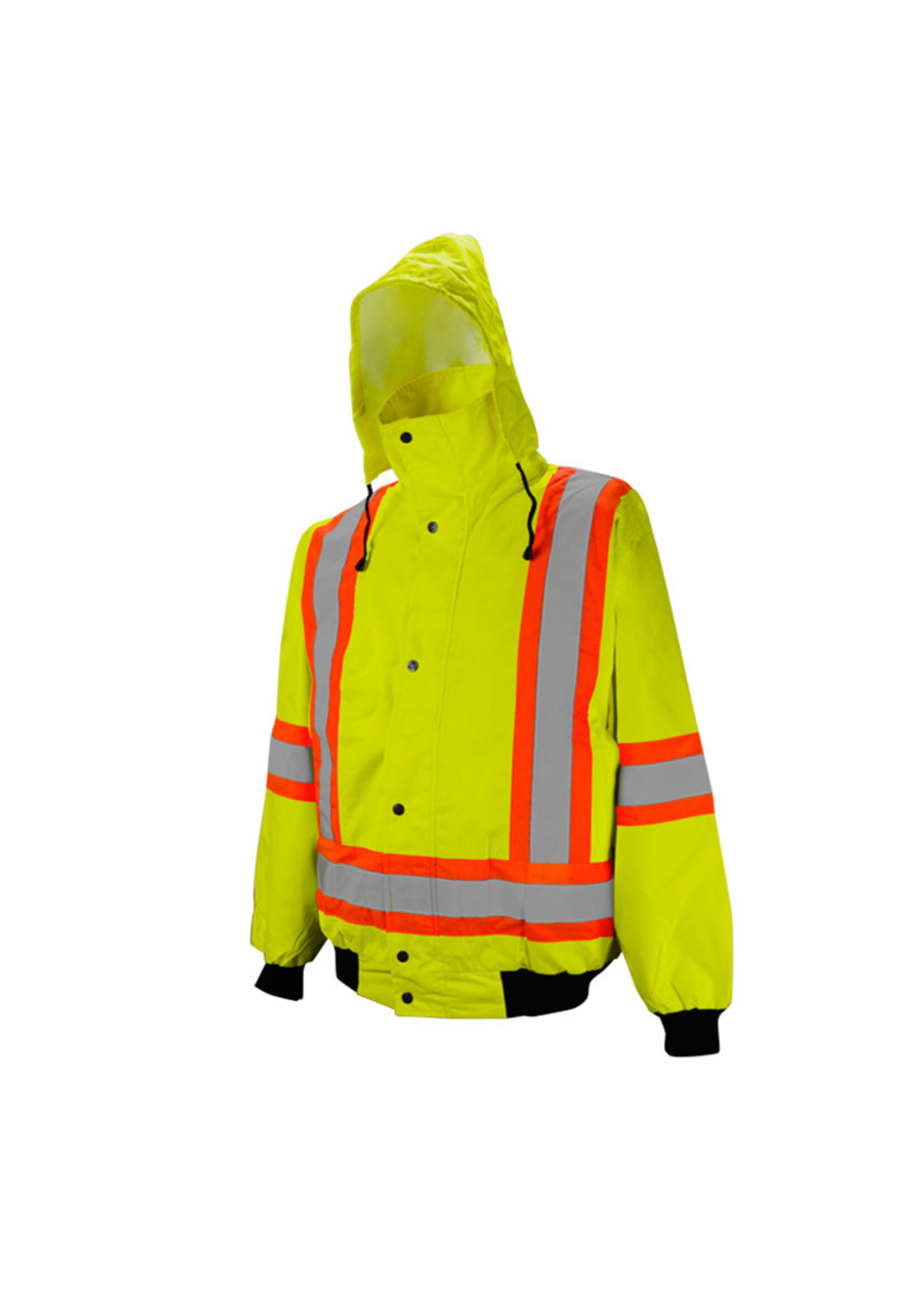Ground Force Ground Force 6-In-1 Winter Traffic Jacket, 4″ Refl. Tape