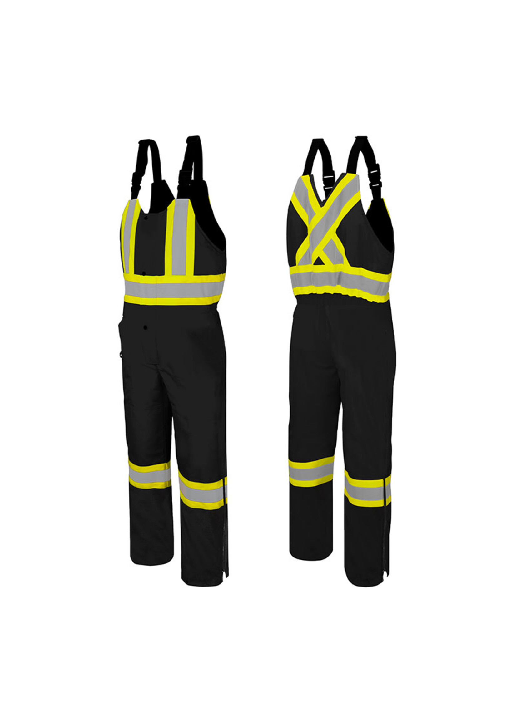 Ground Force Ground Force Winter Traffic Overalls, 4″ Refl. Tape