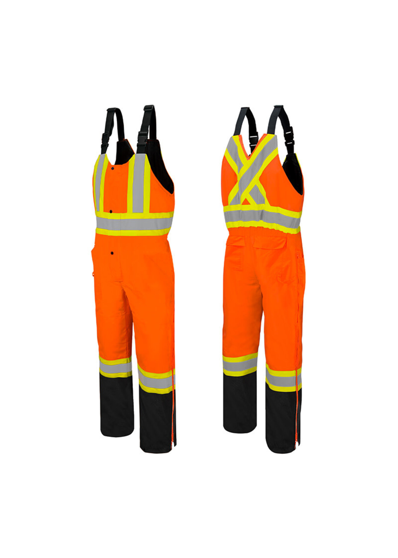 Ground Force Ground Force Winter Traffic Overalls, 4″ Refl. Tape