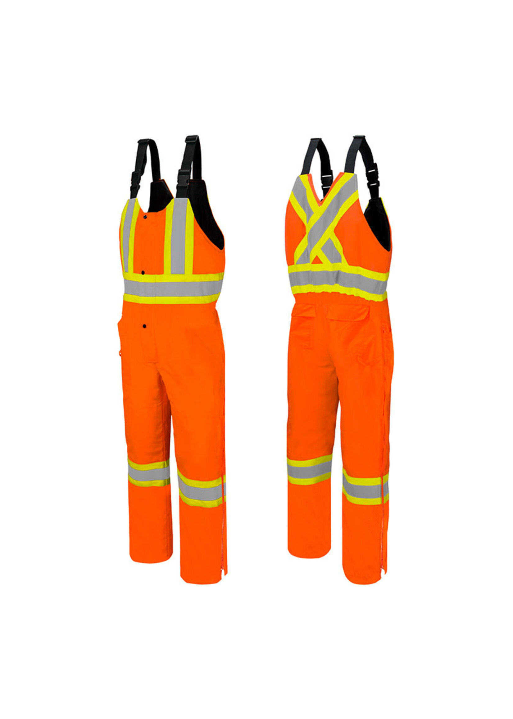 Ground Force Ground Force Winter Traffic Overalls, 4″ Refl. Tape