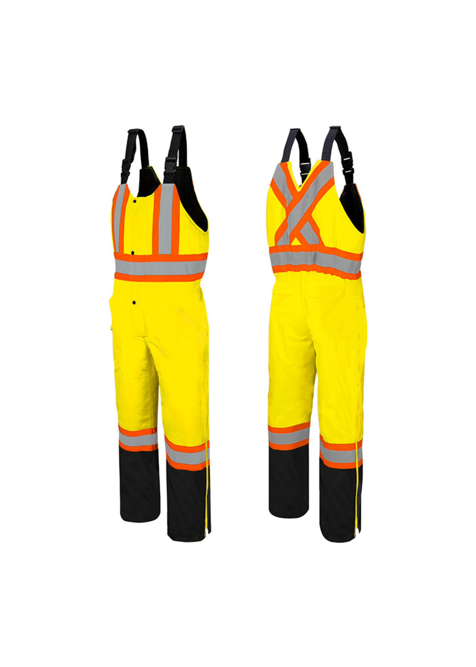 Ground Force Ground Force Winter Traffic Overalls, 4″ Refl. Tape