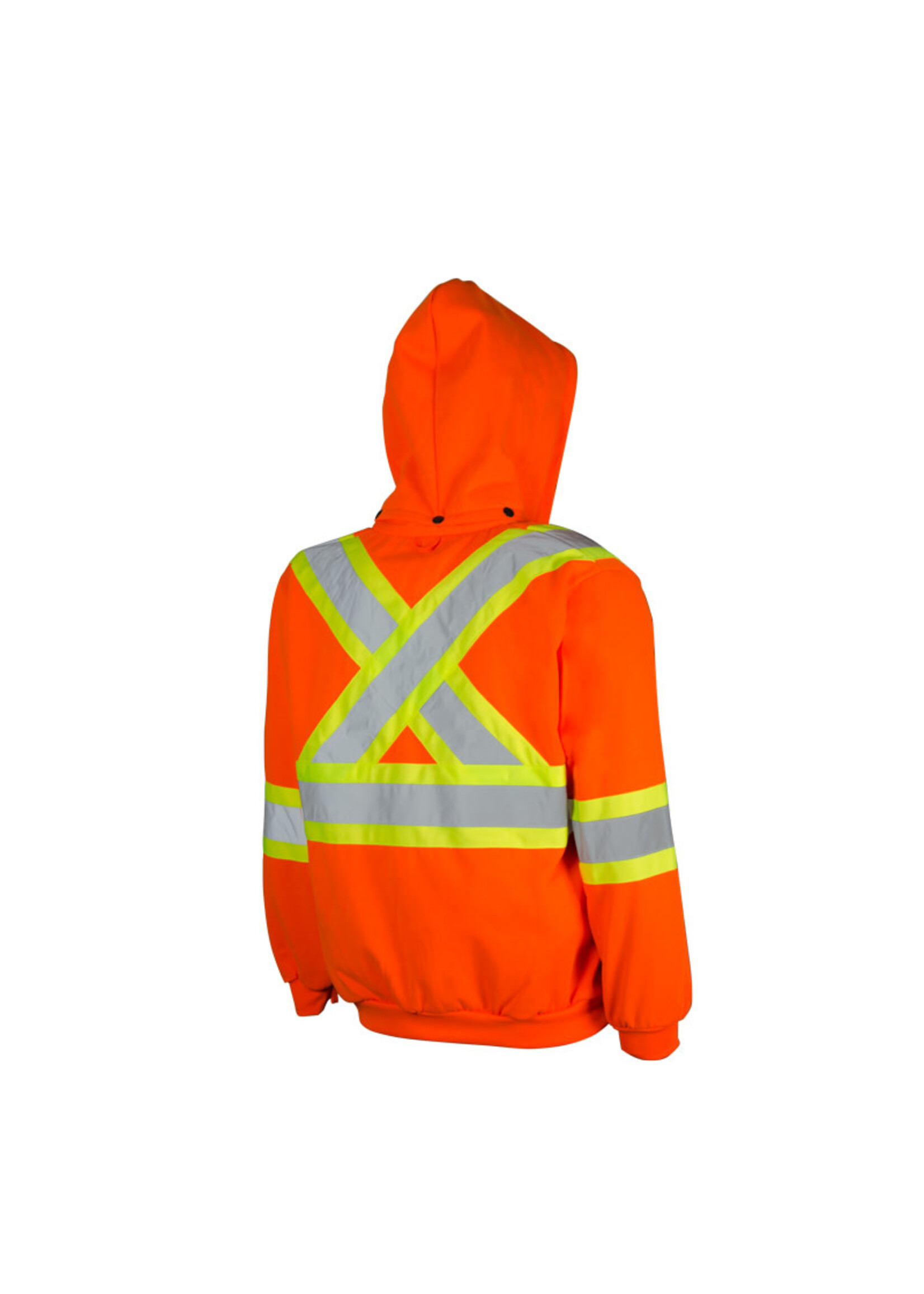 Wasip Traffic Hoodie w/ Detachable Hood, 4″ Refl. Tape