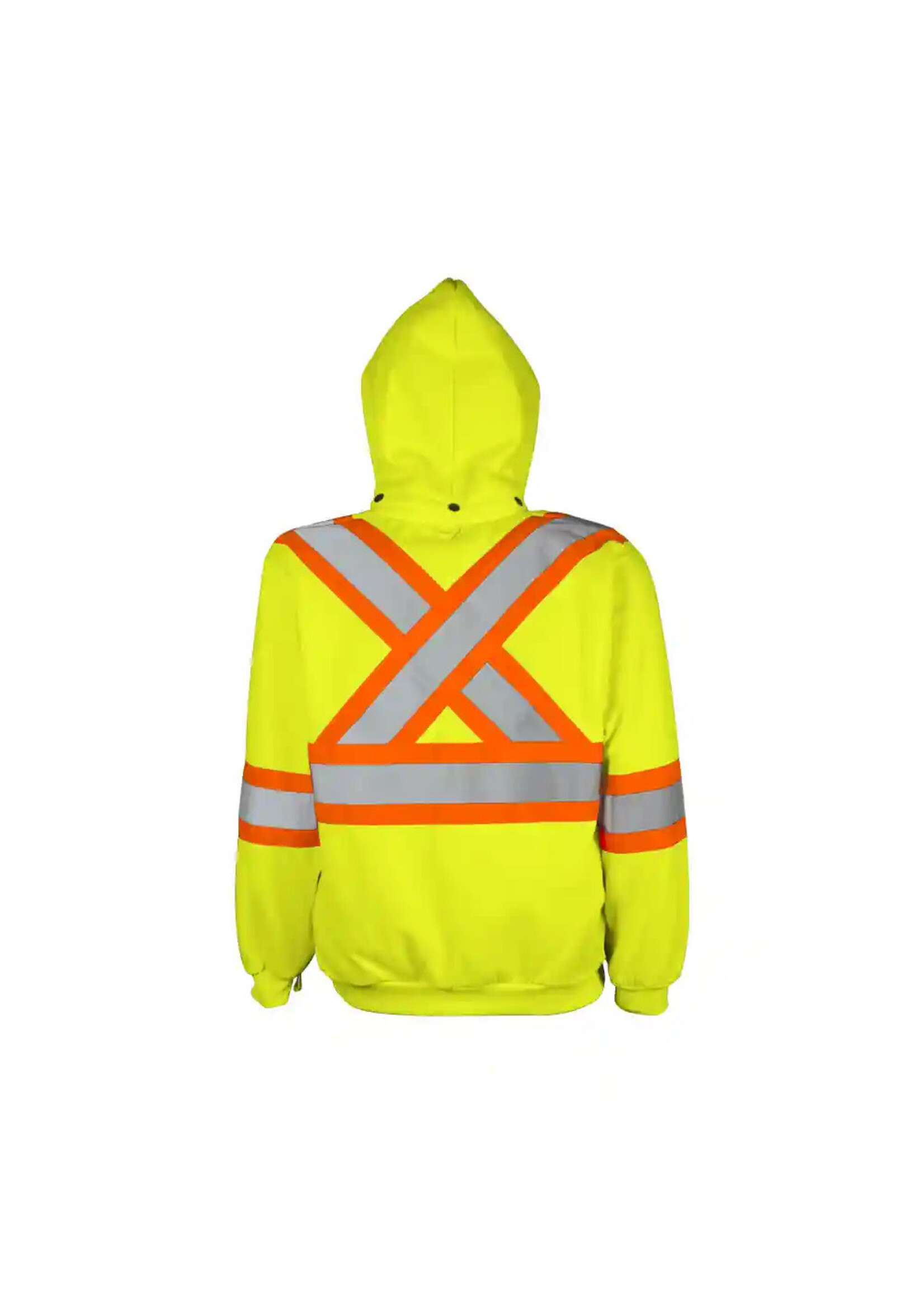 Wasip Traffic Hoodie w/ Detachable Hood, 4″ Refl. Tape