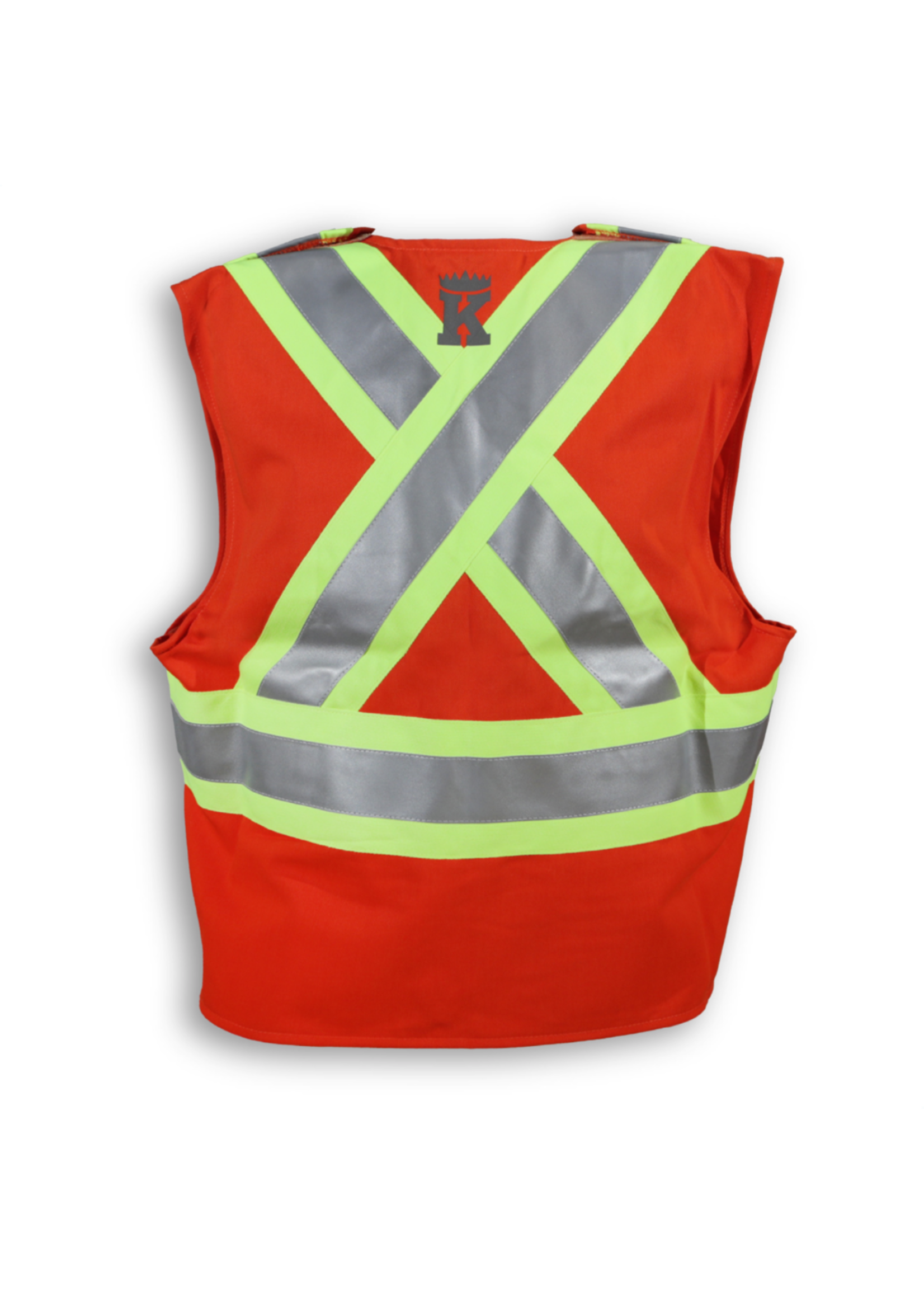Big K Clothing Big K 100% Polyester Safety Vest