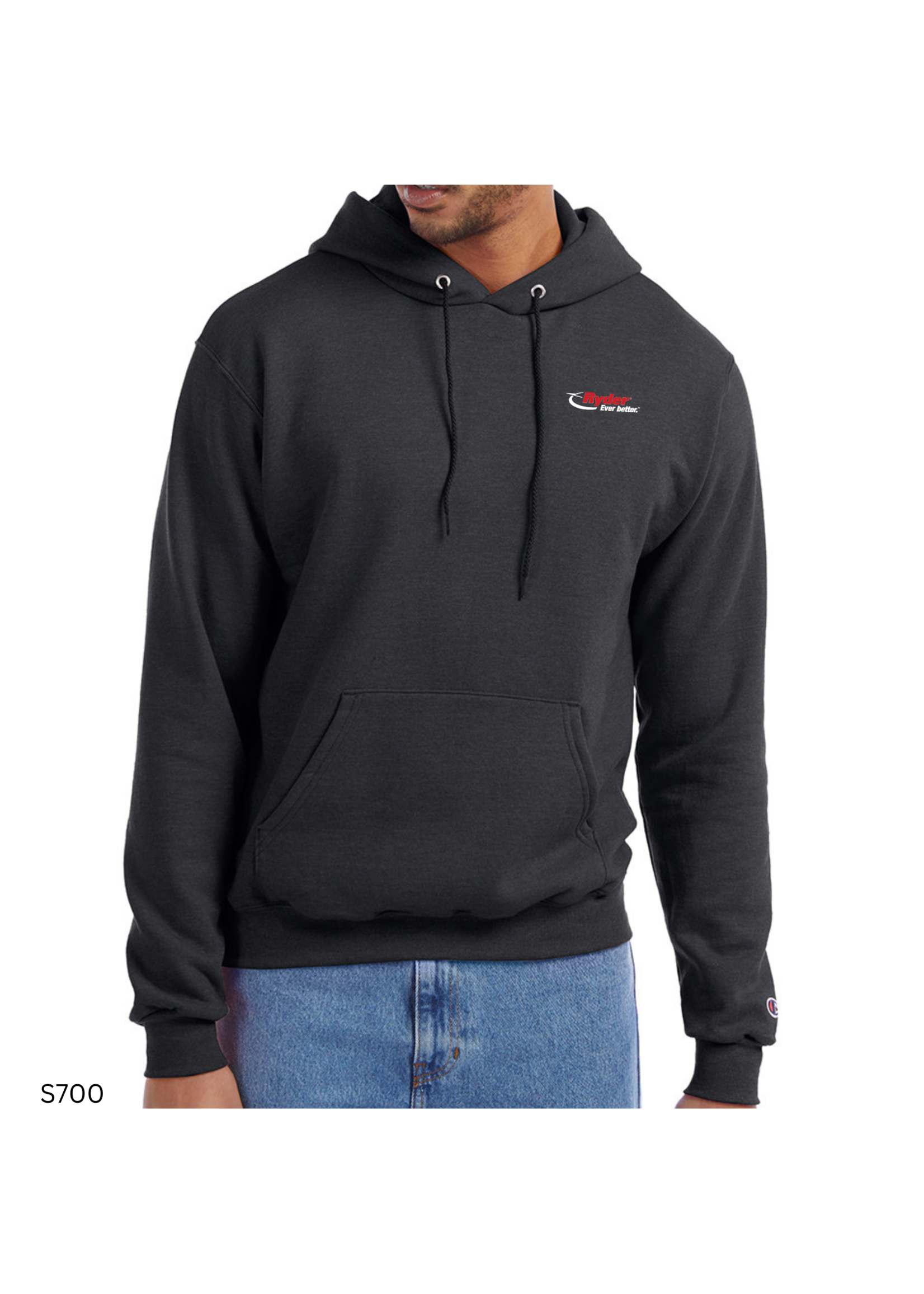 Champion Champion Adult Powerblend® Pullover Hooded Sweatshirt - Ryder Logo