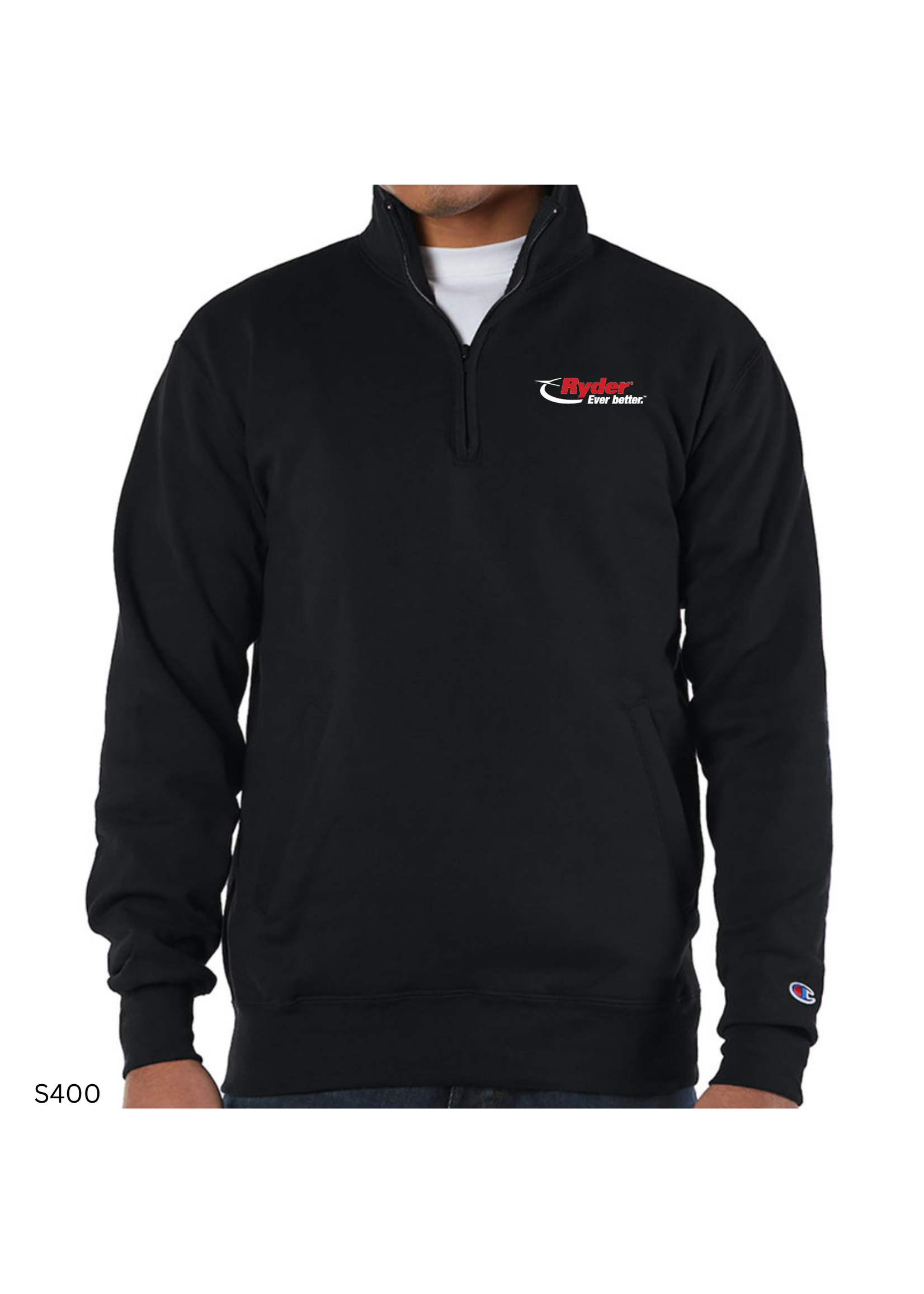Champion Champion Adult Powerblend® Quarter-Zip Pullover - Ryder Logo