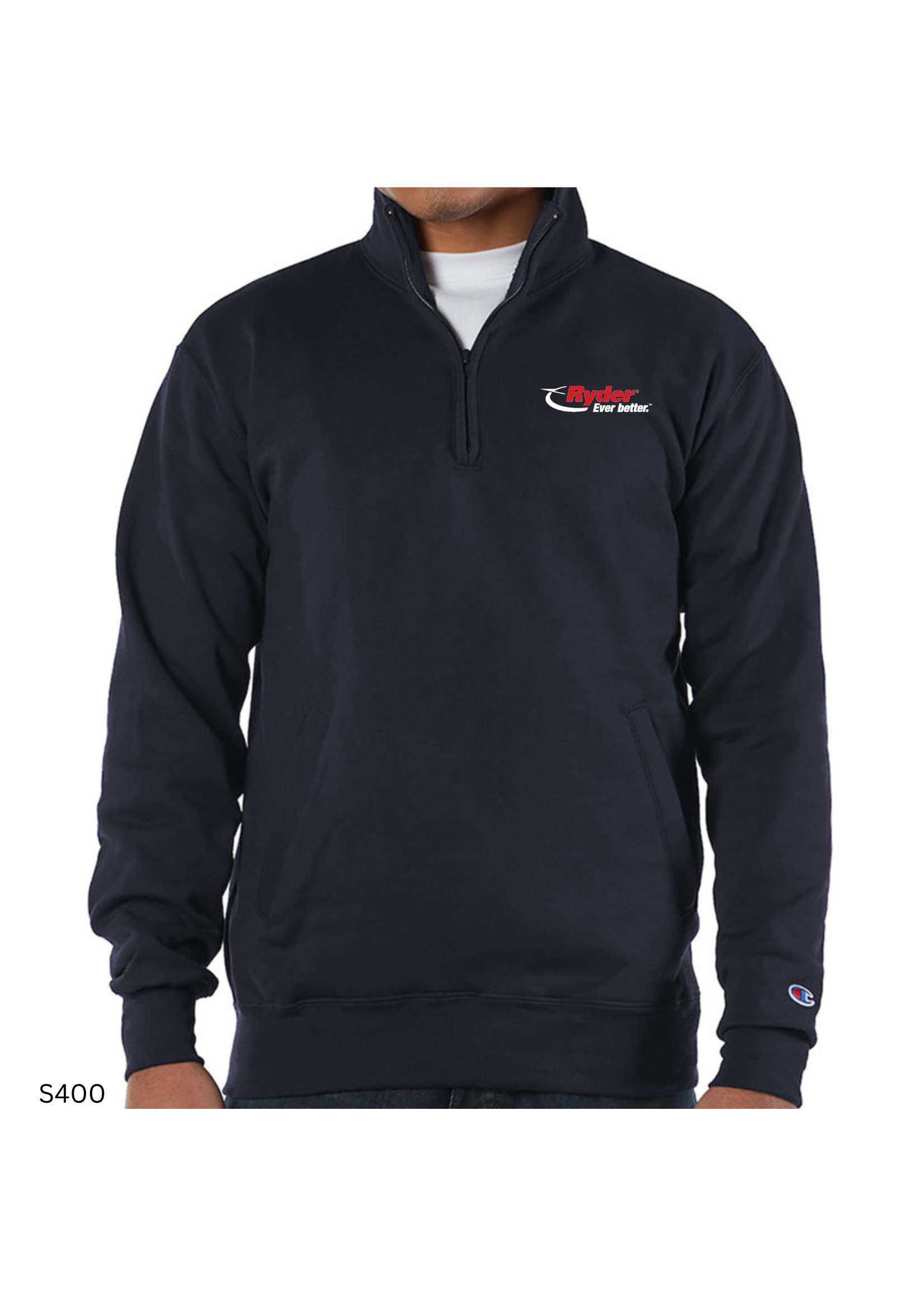 Champion Champion Adult Powerblend® Quarter-Zip Pullover - Ryder Logo