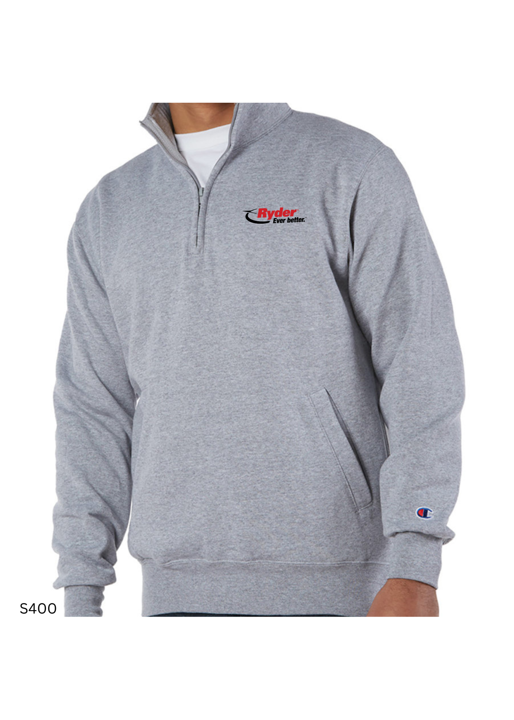 Champion Champion Adult Powerblend® Quarter-Zip Pullover - Ryder Logo