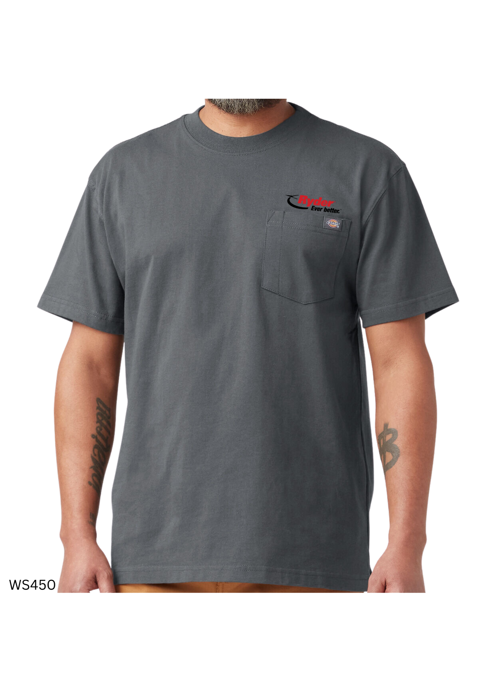 Dickies Dickies Heavyweight Short Sleeve Pocket T-Shirt - Ryder Logo