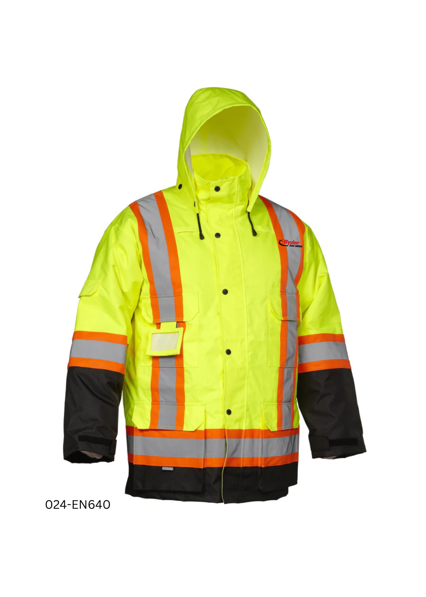 Forcefield Forcefield Hi Vis Safety Winter Cargo Parka - Ryder Logo
