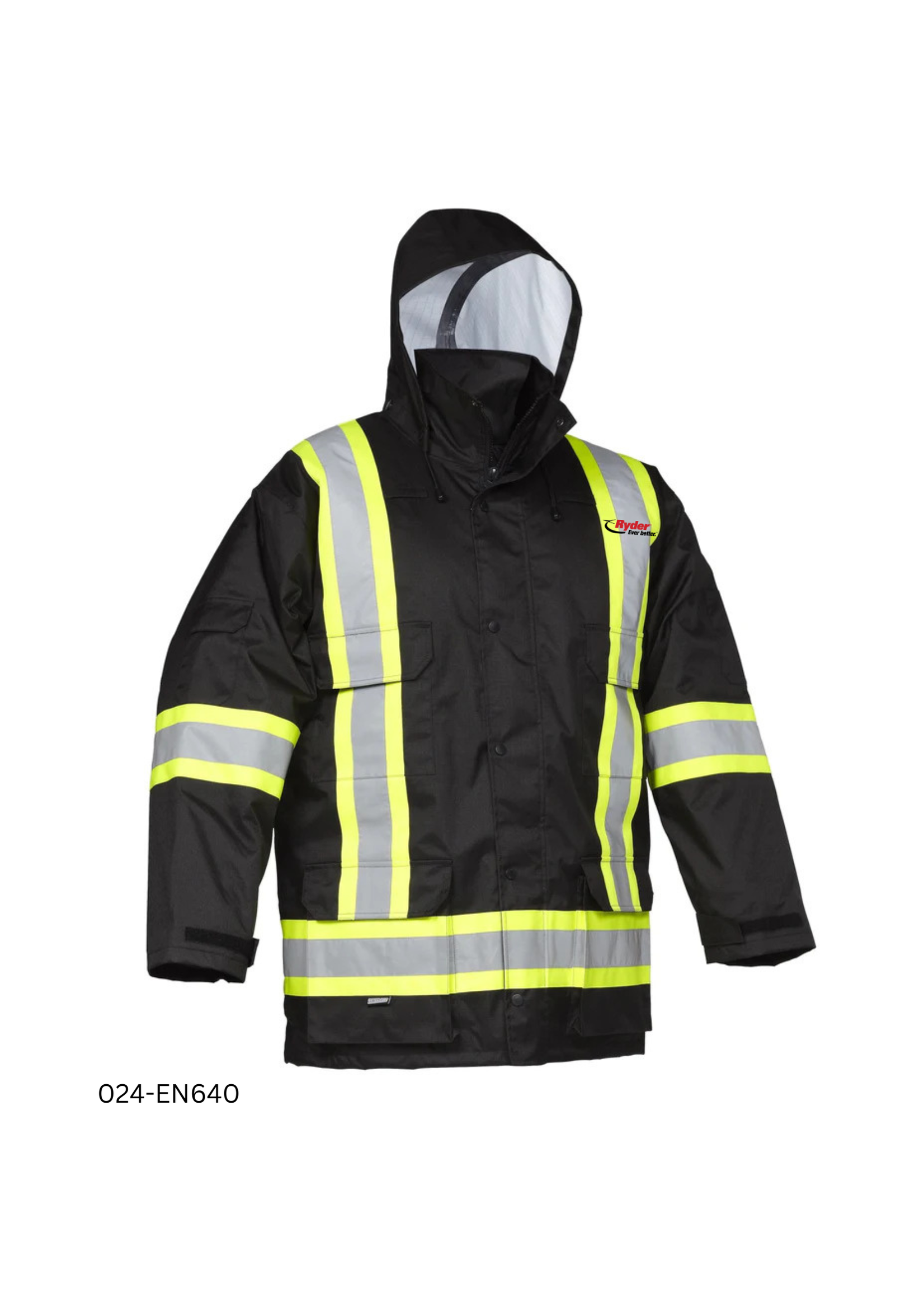 Forcefield Forcefield Hi Vis Safety Winter Cargo Parka - Ryder Logo