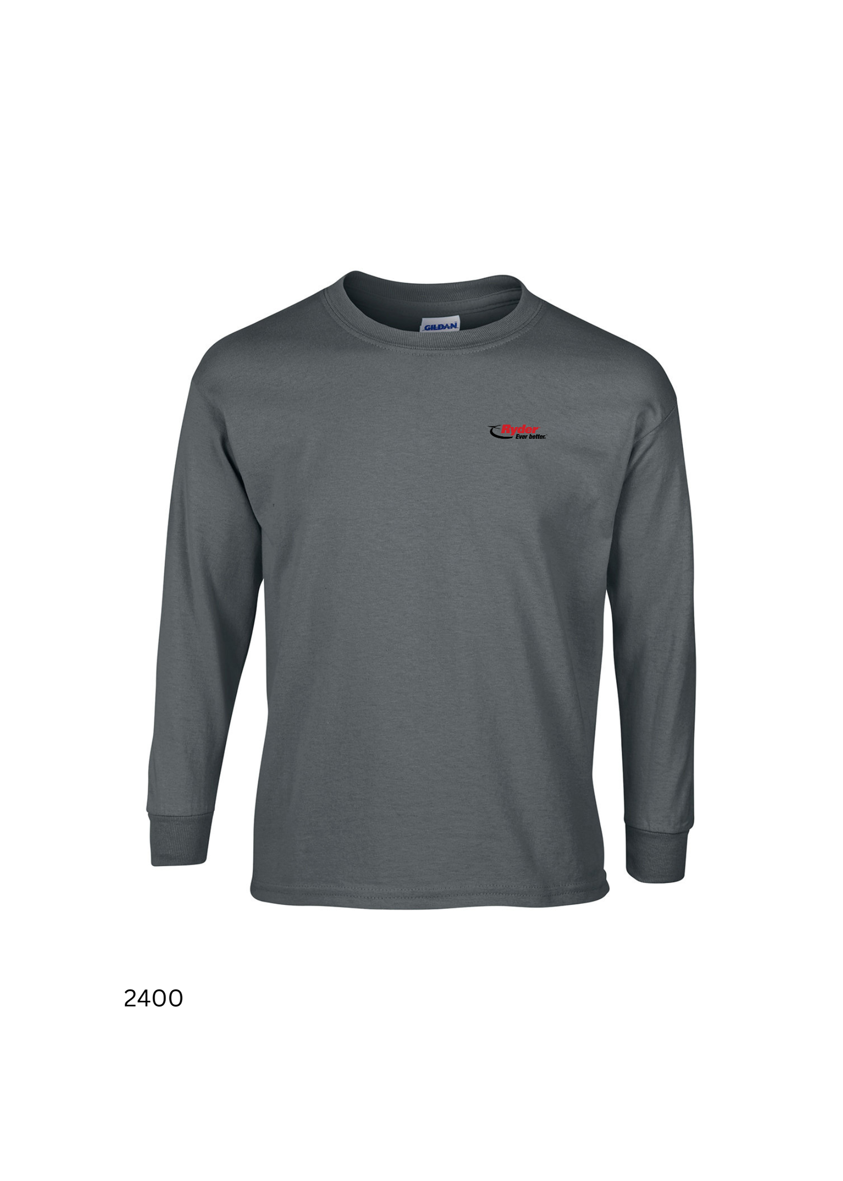 Gildan Gildan® Ultra Cotton® Long Sleeve T-shirt - Ryder Logo