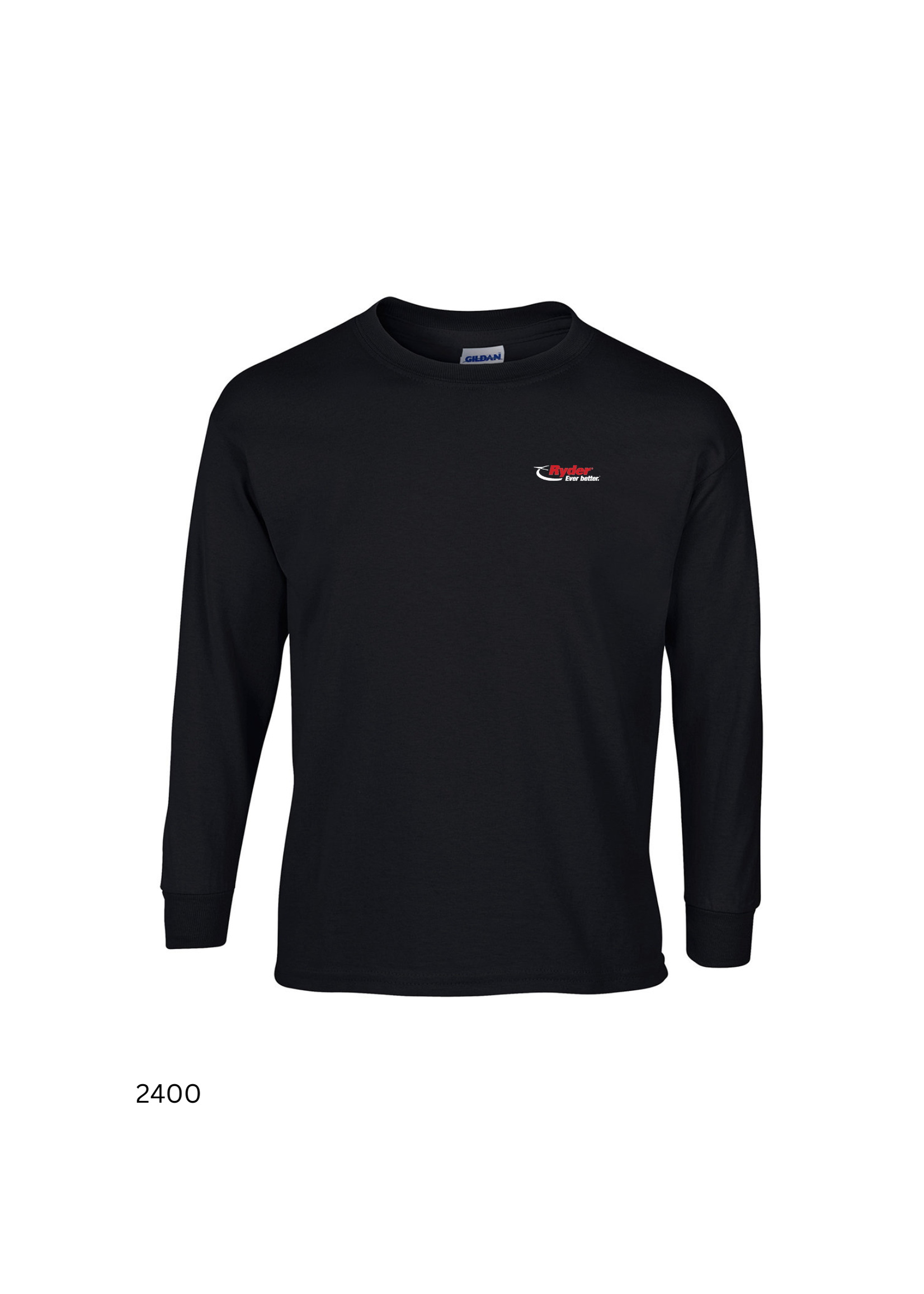Gildan Gildan® Ultra Cotton® Long Sleeve T-shirt - Ryder Logo