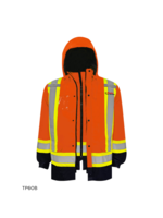 Ground Force Ground Force 6-In-1 Winter Traffic Parka, 4″ Refl. Tape - Ryder Logo