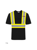 Ground Force Ground Force Short Sleeve Cotton Traffic T-Shirt, 4″ Refl. Tape - Ryder Logo