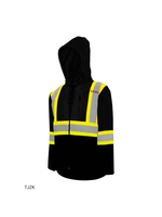 Ground Force Ground Force Soft Shell Jacket w/ Detachable Hood, 4″ Refl. Tape - Ryder Logo