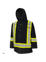 Ground Force Ground Force Winter Traffic Parka, 4″ Refl. Tape - Ryder Logo