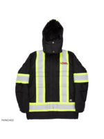 Berne Berne Men's Safety Striped Arctic Insulated Chore Coat - Ryder Logo