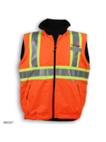 Big K Clothing Big K Clothing Orange Reversible Safety Vest - Ryder Logo
