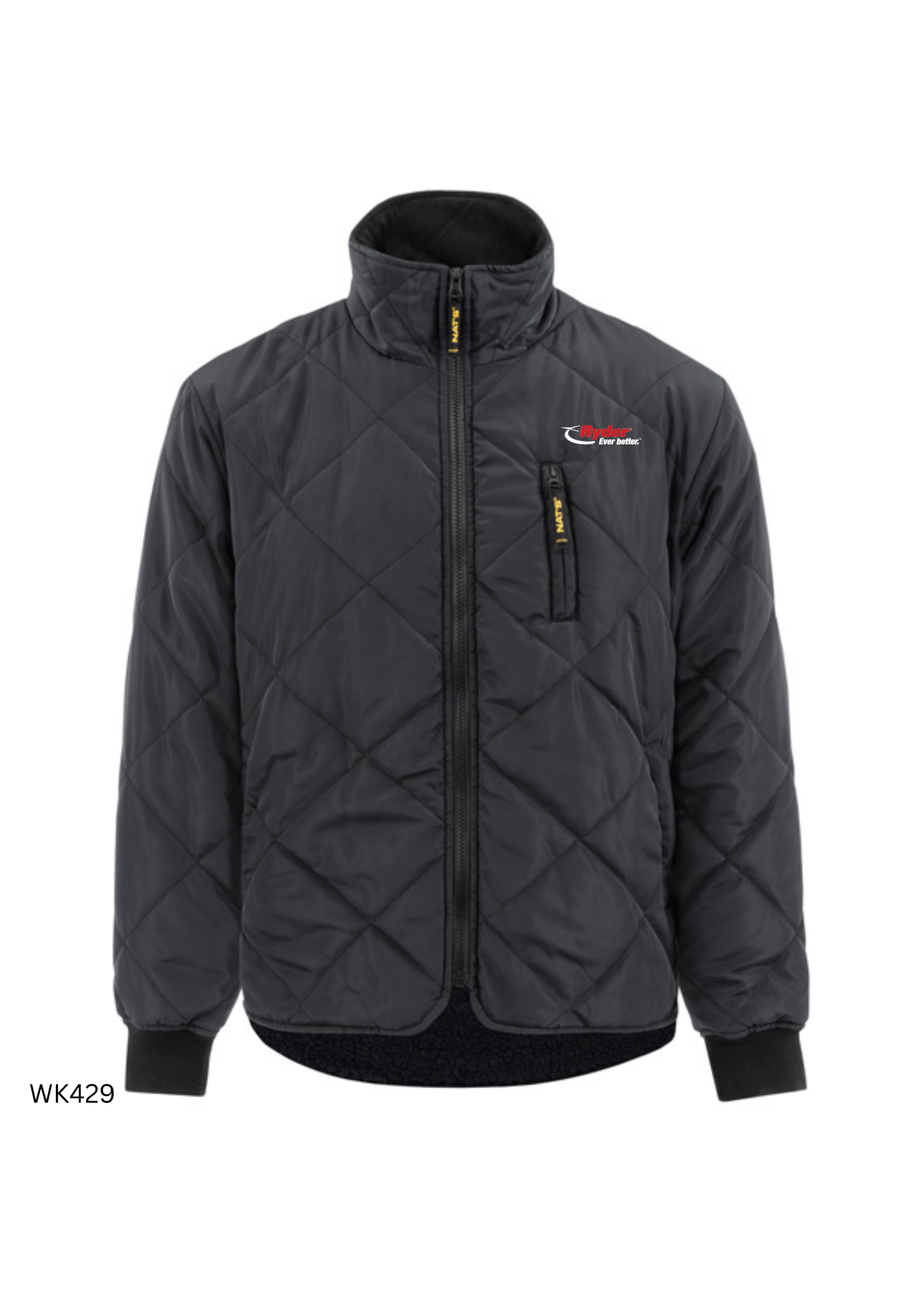 NATS NATS Quilted Nylon Jacket - Ryder Logo