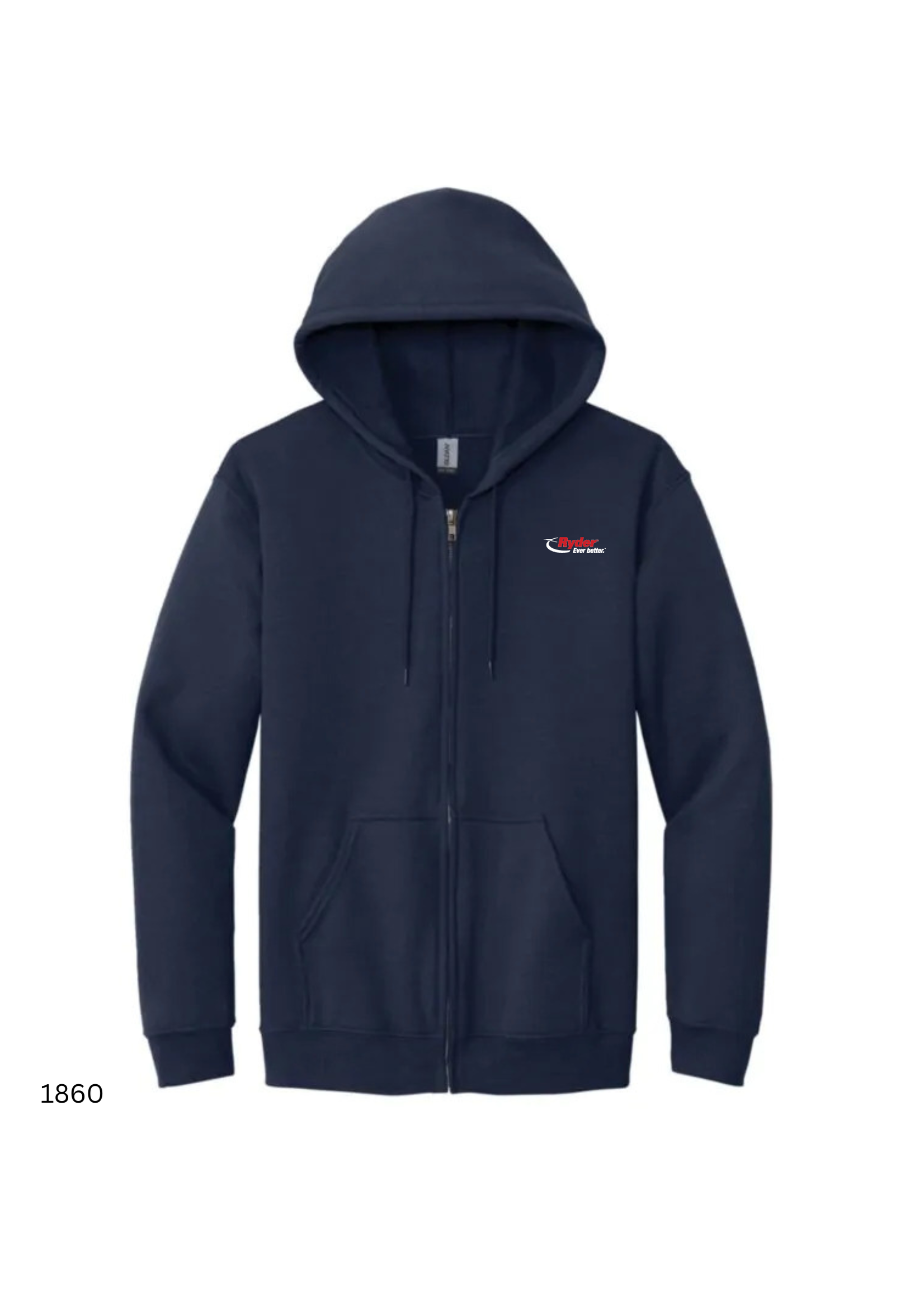 Gildan Gildan® Heavy Blend™ Full Zip Hooded Sweatshirt - Ryder Logo