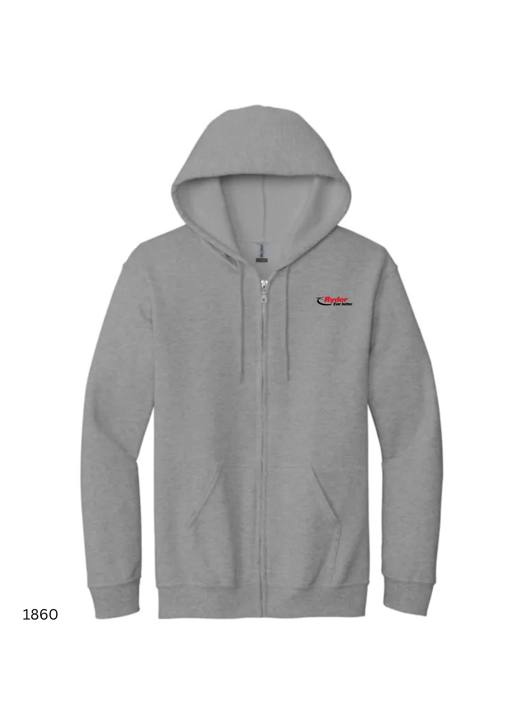 Gildan Gildan® Heavy Blend™ Full Zip Hooded Sweatshirt - Ryder Logo
