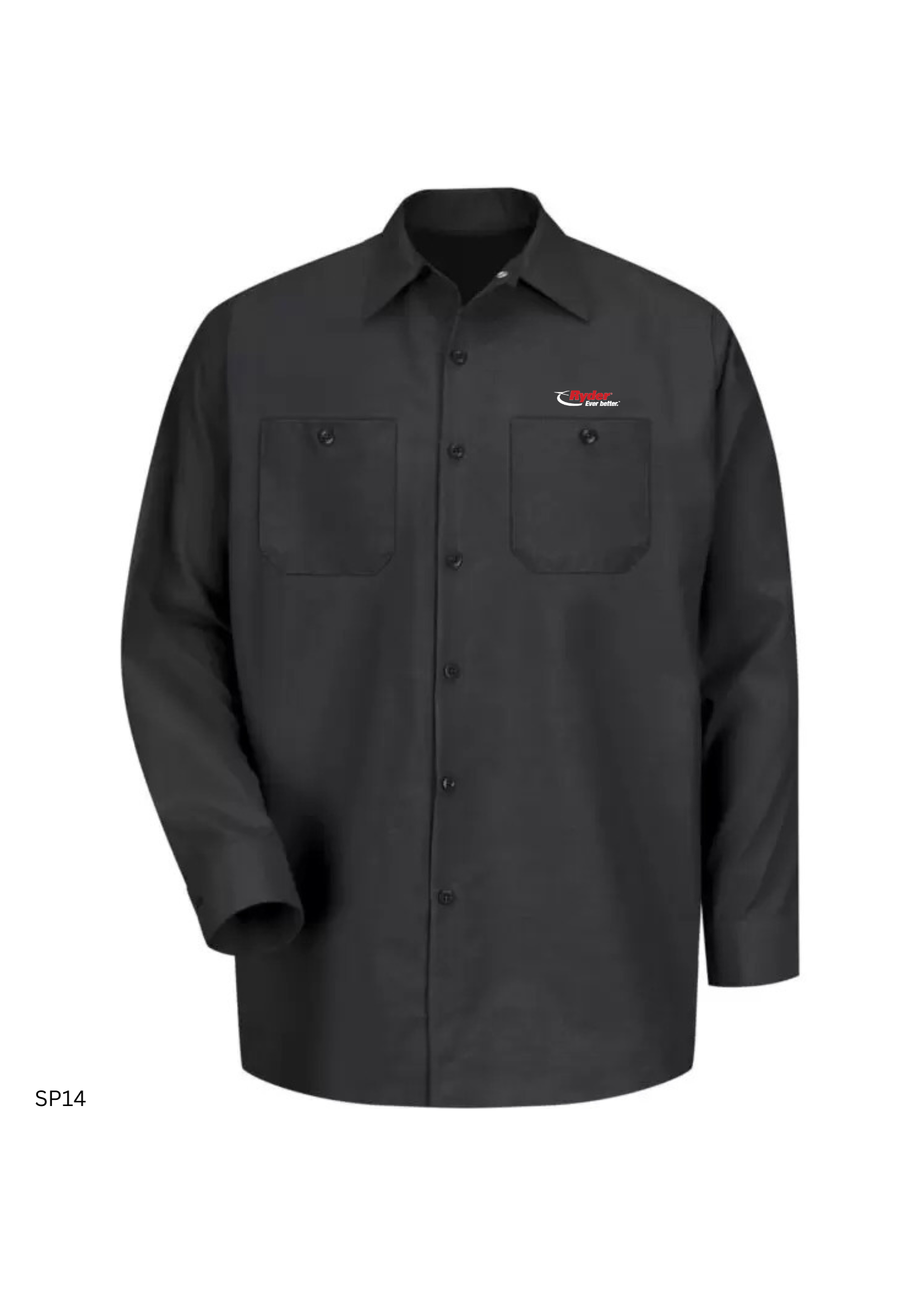 Red Kap RED KAP® Industrial Long Sleeve Work Shirt - Ryder Logo