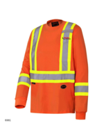 Pioneer Pioneer Cotton Long-Sleeved Safety Shirt - Ryder Logo