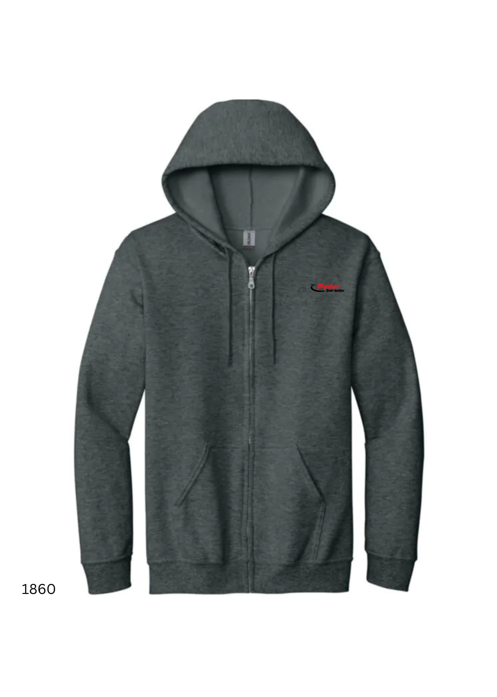 Gildan Gildan® Heavy Blend™ Full Zip Hooded Sweatshirt - Ryder Logo