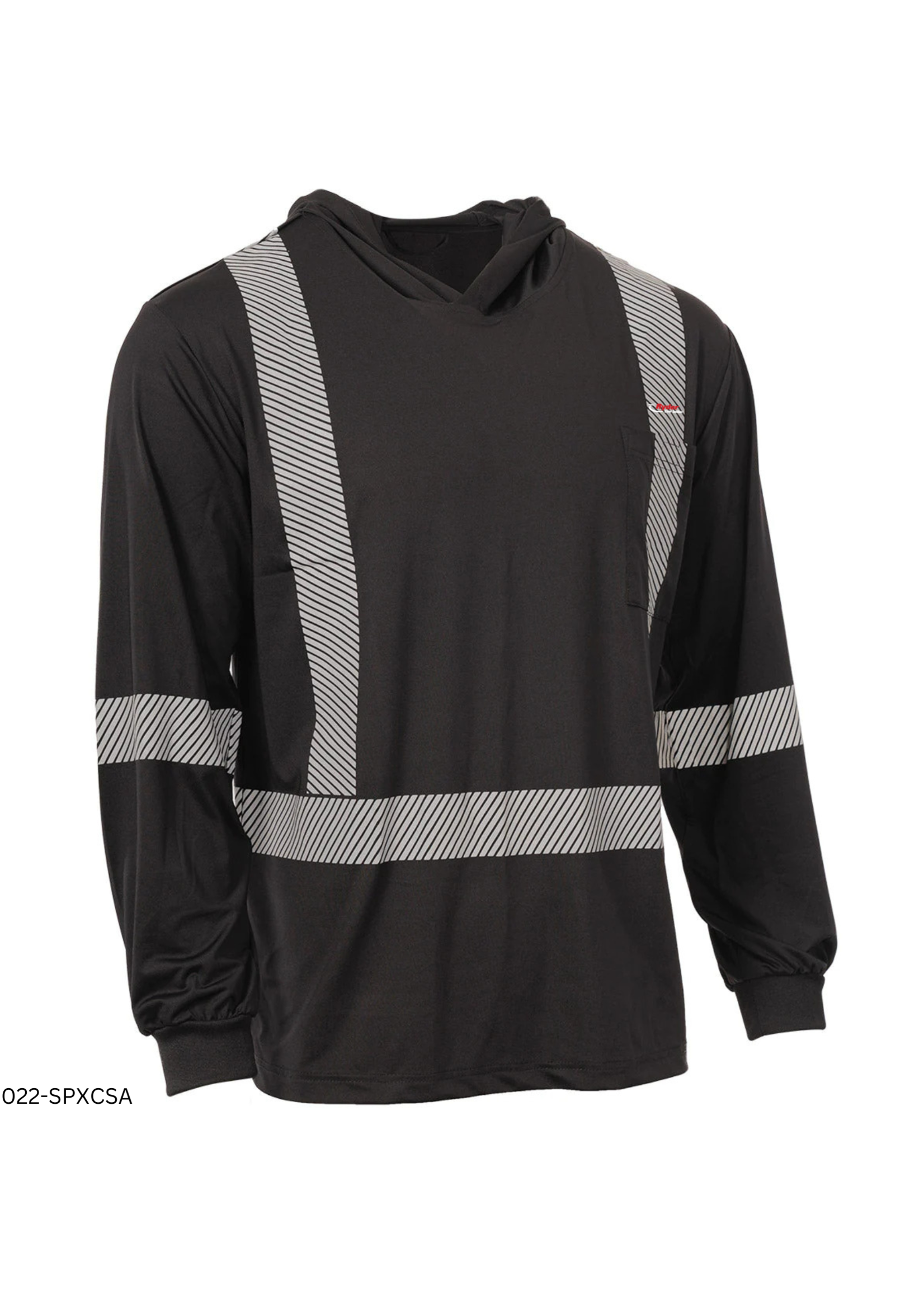 Forcefield Forcefield Hooded Long Sleeve Ultrasoft Technical Tee - Ryder Logo