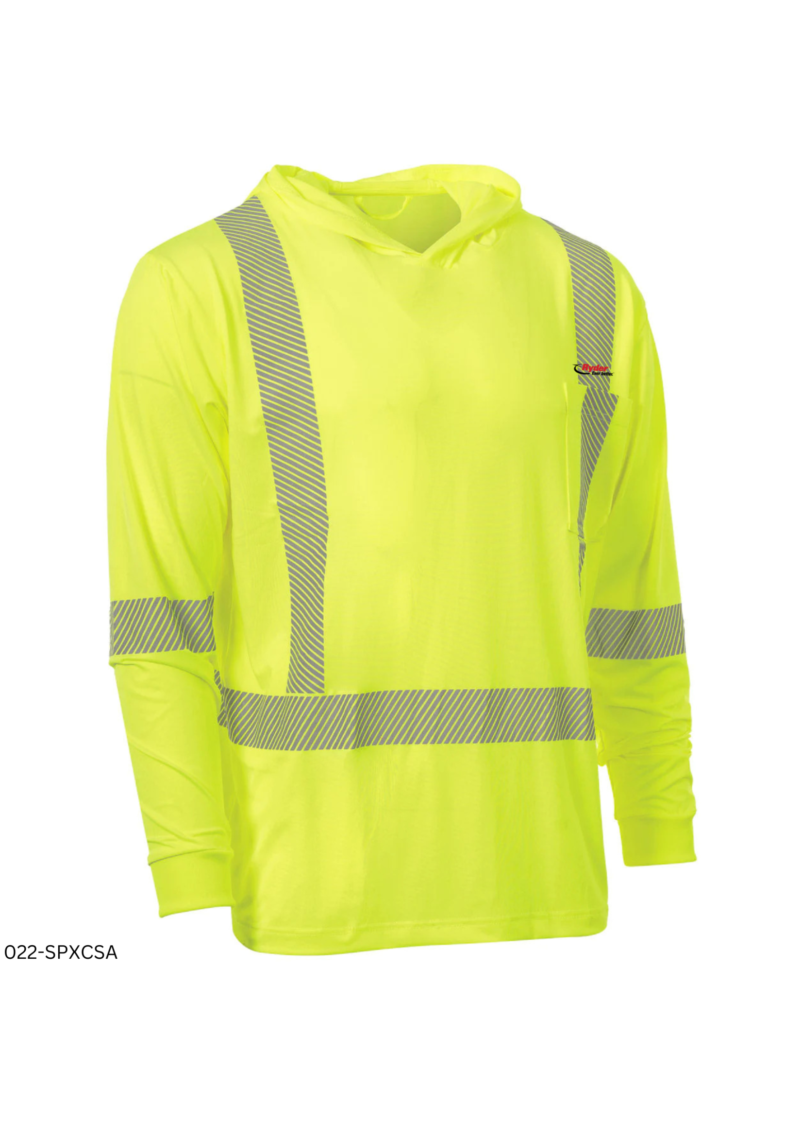 Forcefield Forcefield Hooded Long Sleeve Ultrasoft Technical Tee - Ryder Logo