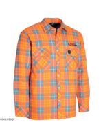 Forcefield Forcefield Hi Vis Plaid Quilt-Lined Flannel Shirt Jacket - Ryder Logo